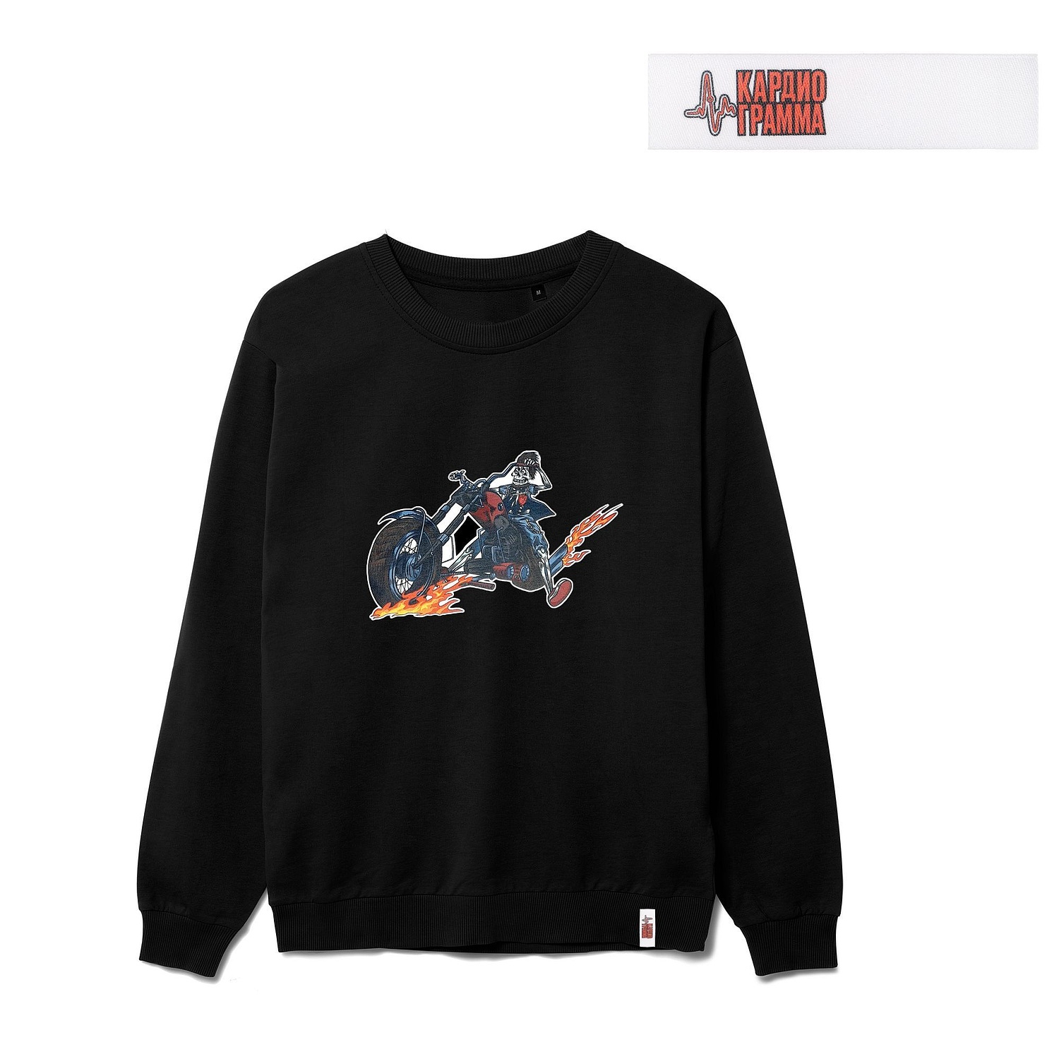 Свитшот Toima 2.0, черный с логотипом