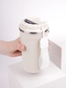 Смарт-стакан с заменяемой батареей tellMug, ver.2, молочно-белый с логотипом