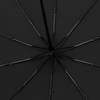 Зонт складной Cloudburst в подарочной упаковке, черный с логотипом