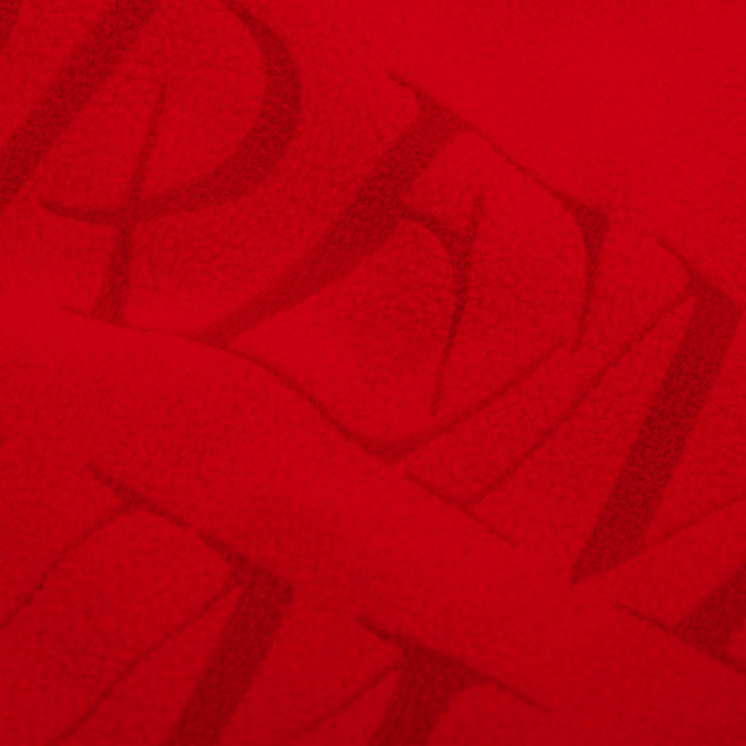 Куртка флисовая унисекс Fliska, красная с логотипом