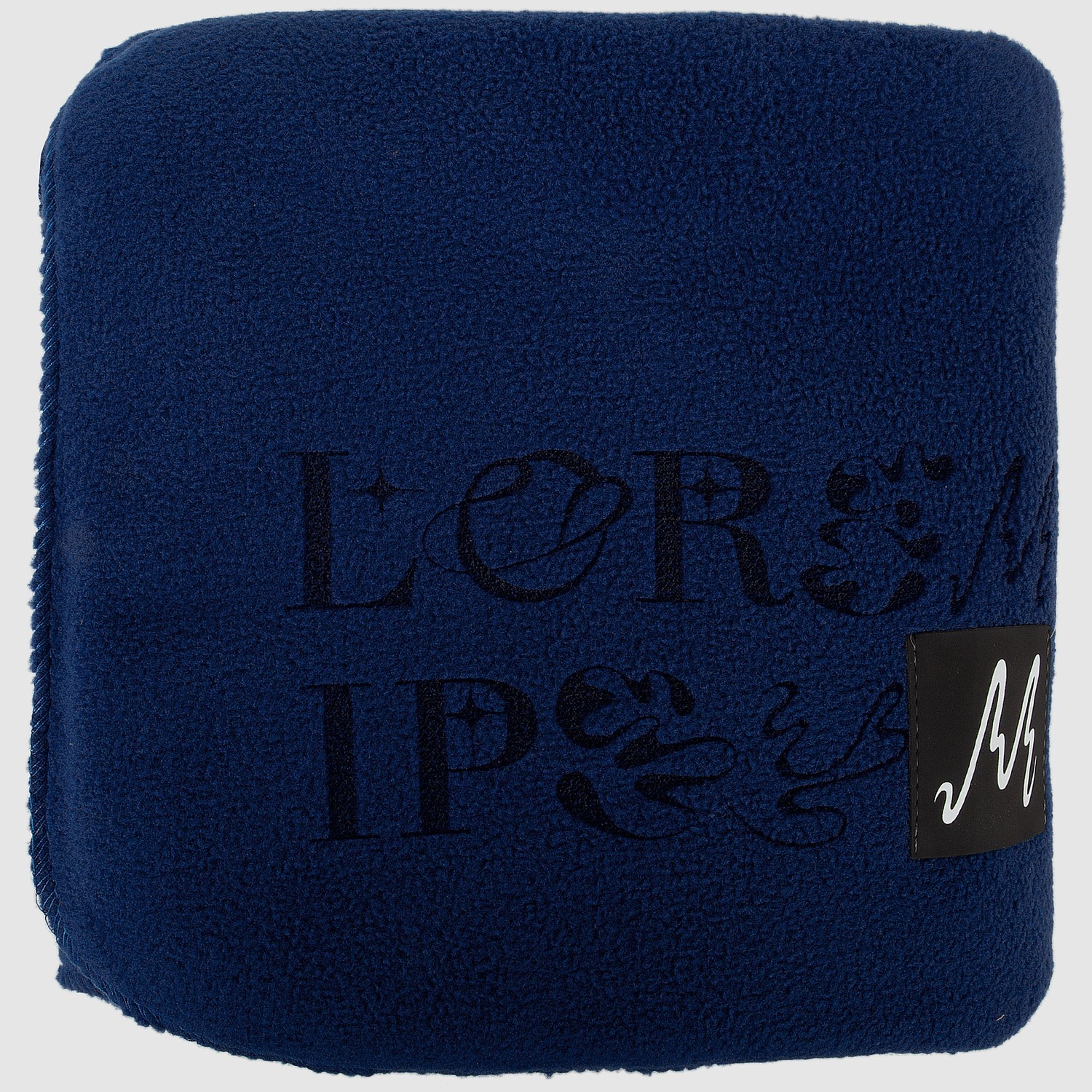 Флисовый плед Warm&Peace, синий