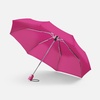 Зонт складной AOC, розовый с логотипом