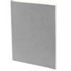 Ежедневник Flat Light, недатированный, серый с логотипом