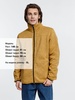 Куртка унисекс Gotland, горчичная, размер XL