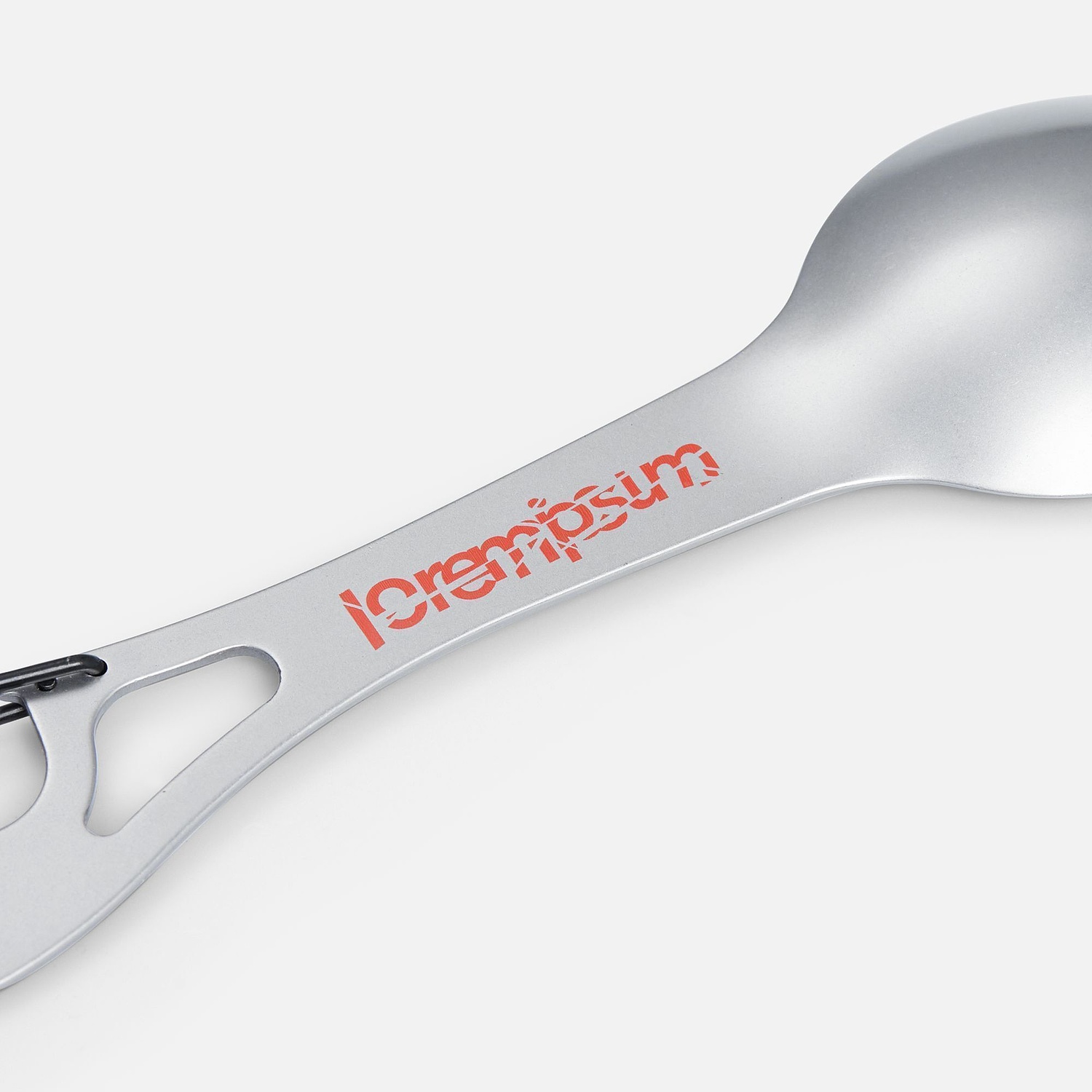 Походный столовый прибор Twin Win, стальной с логотипом