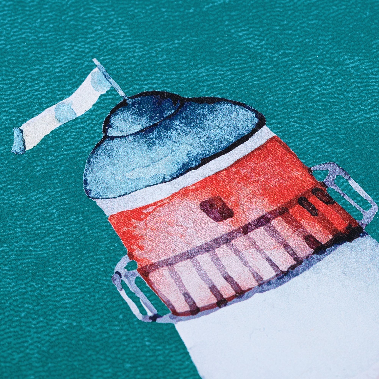 Ежедневник New Factor, недатированный, бирюзовый с логотипом