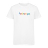 Футболка Podrooga, белая с логотипом