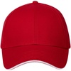Бейсболка Spiker, красная с белым с логотипом