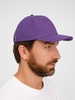 Бейсболка Buffalo, темно-фиолетовая с логотипом