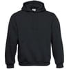 Толстовка Hooded, черная с логотипом