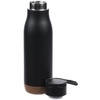 Термобутылка Steady, черная с логотипом