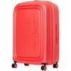 Чемодан Logoduck L, красный с логотипом
