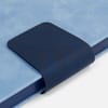 Ежедневник Grande Strap на заказ, датированный, голубой с логотипом