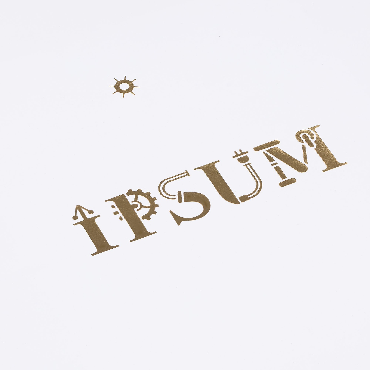 Пакет бумажный Ample M, белый с логотипом