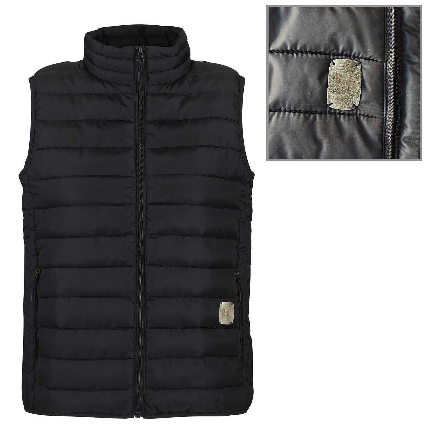 Жилет мужской Stream BW Men, черный с логотипом