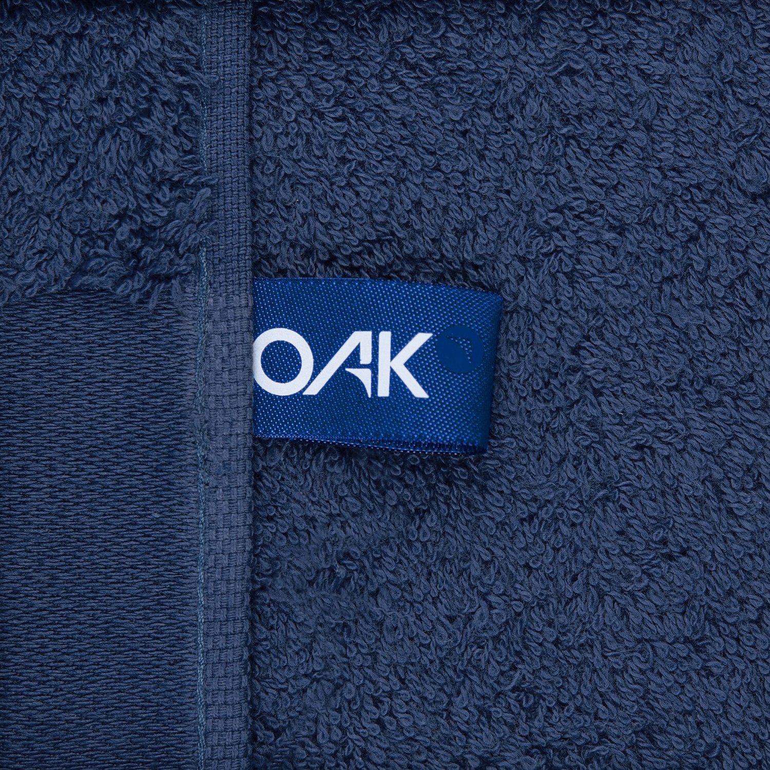 Лейбл тканевый Epsilon, S, синий с логотипом