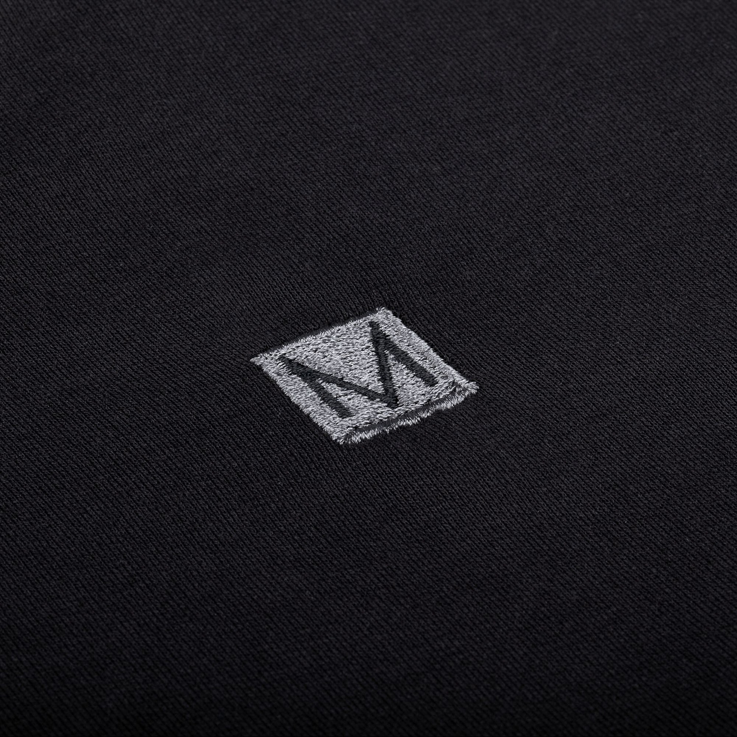 Свитшот унисекс Vozduh, черный с логотипом