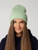 Шапка Real Rib, зеленая (мятная) с логотипом