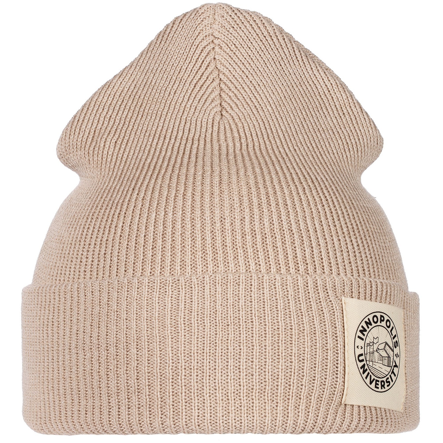 Лейбл хлопковый Doni, L, неокрашенный с логотипом