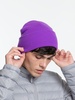 Шапка Urban Flow, ярко-фиолетовая с логотипом