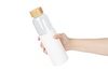 Бутылка для воды Onflow, белая с логотипом