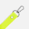 Застежка-карабин Snap hook, M, серебристая (хром) с логотипом