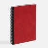 Ежедневник Notera, недатированный, красный с логотипом