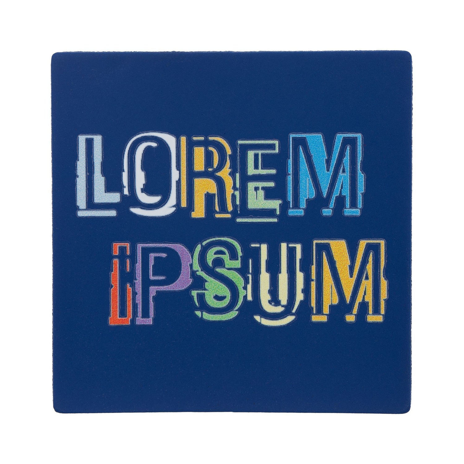 Лейбл Listra Soft Touch, L, синий с логотипом