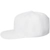 Бейсболка Snapback с прямым козырьком, белая с логотипом