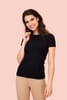 Футболка женская Millenium Stretch Women, белая с логотипом
