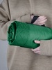 Плед для пикника Comfy, зеленый с логотипом