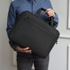 Сумка для ноутбука L227, черная с логотипом