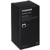 Дорожные весы Ponder, черные с логотипом