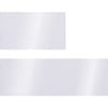 Лента сатиновая Satin 35 М, белая, 80 см с логотипом