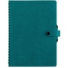 Ежедневник Strep Front на заказ, недатированный, бирюзовый с логотипом