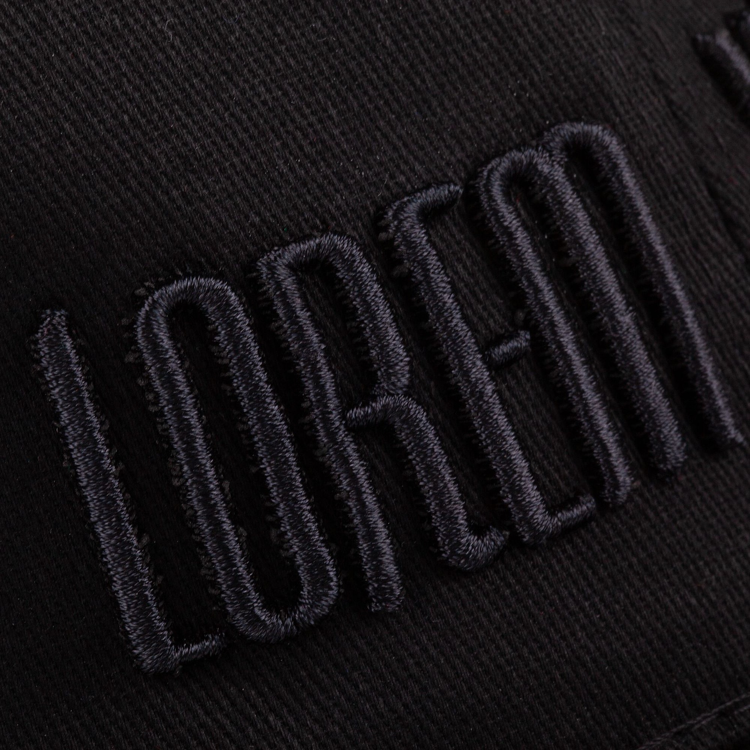 Бейсболка Apollo, черная с логотипом