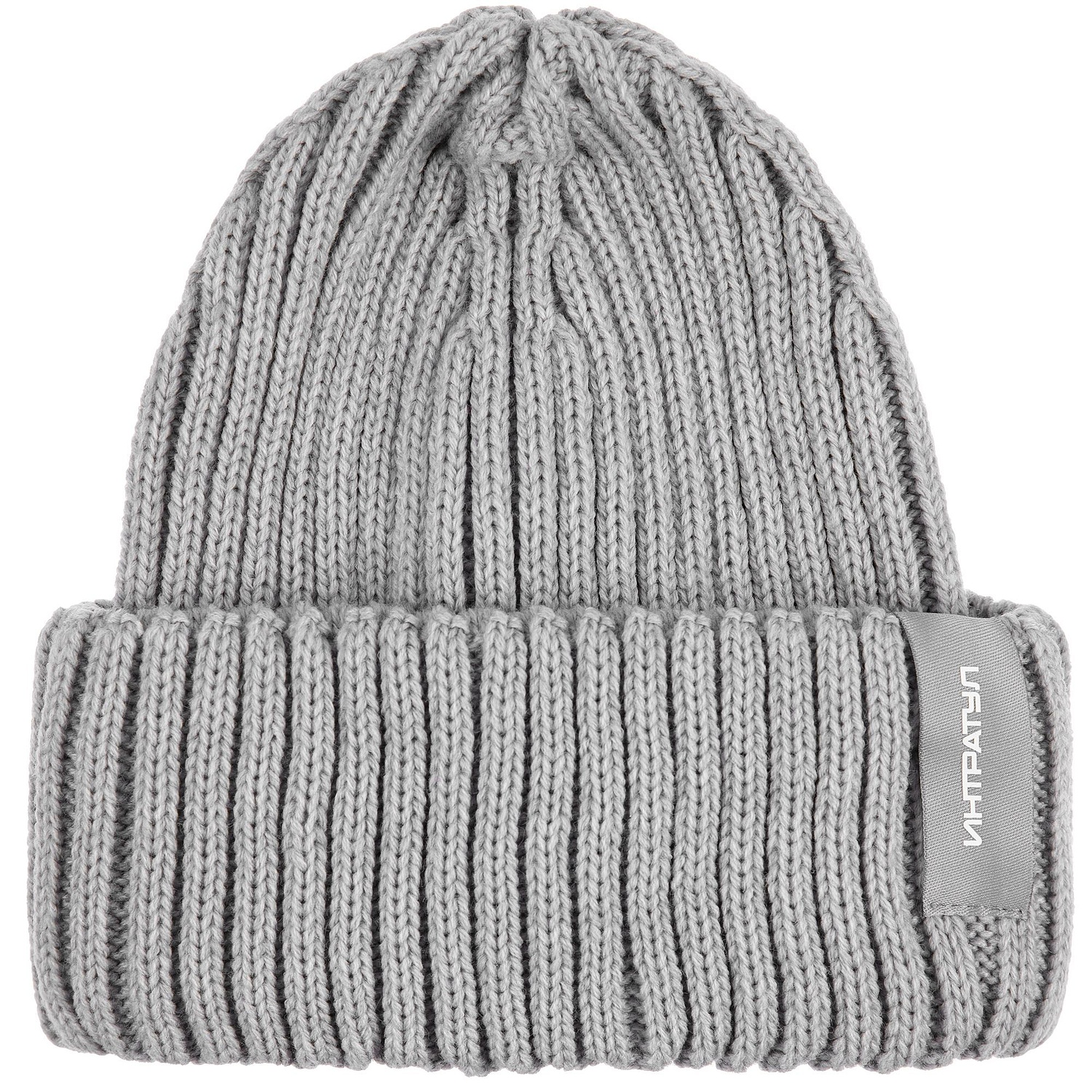 Шапка Hipsta, светло-серая с логотипом