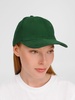 Бейсболка Buffalo, темно-зеленая с логотипом