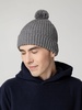 Шапка Nordvik, серый меланж с логотипом