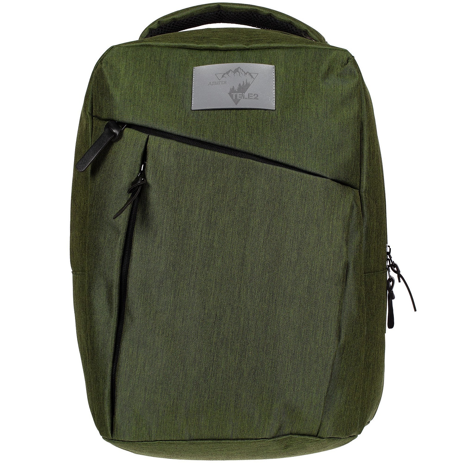 Лейбл светоотражающий Tao, XL, серый с логотипом