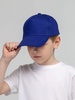 Бейсболка детская Standard Kids, синяя с логотипом
