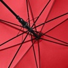 Зонт-трость LockWood, красный с логотипом