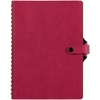 Ежедневник Strep Front на заказ, недатированный, малиновый с логотипом