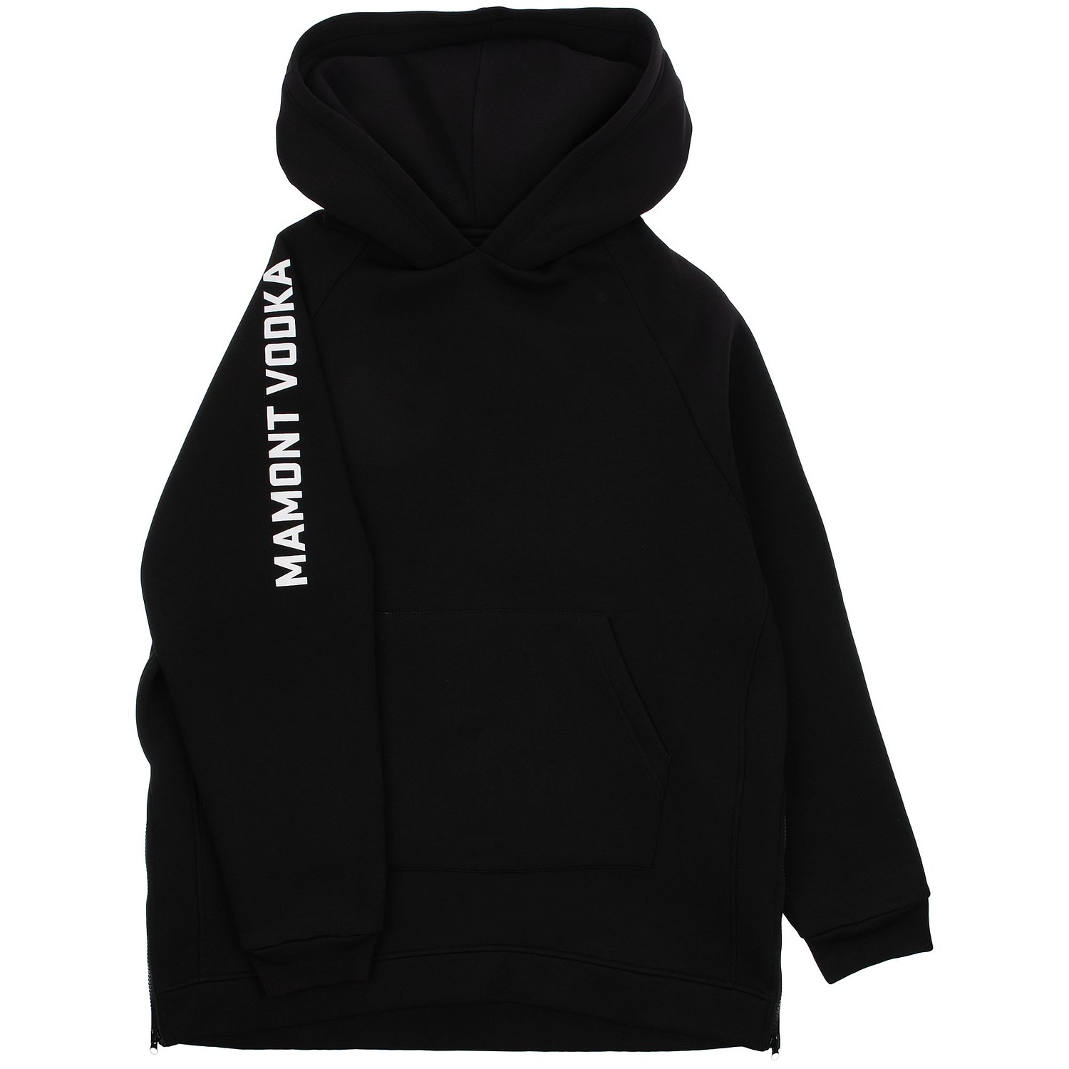 Худи унисекс оверсайз Easy Street, черное с логотипом