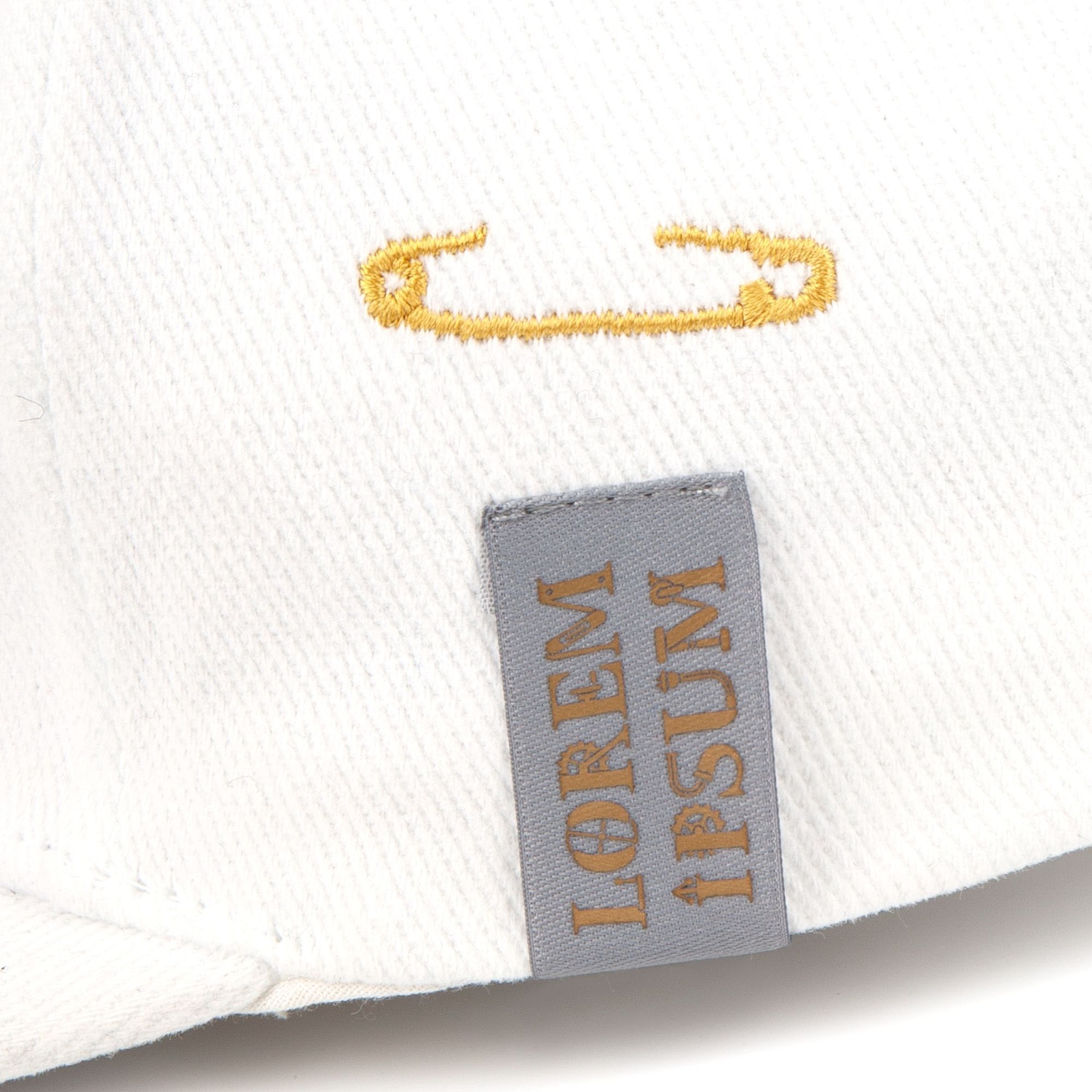 Бейсболка Snapback с прямым козырьком, белая с логотипом