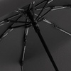 Зонт складной AOC Mini с цветными спицами, серый с логотипом