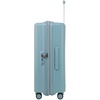 Чемодан Forza M, голубой с логотипом