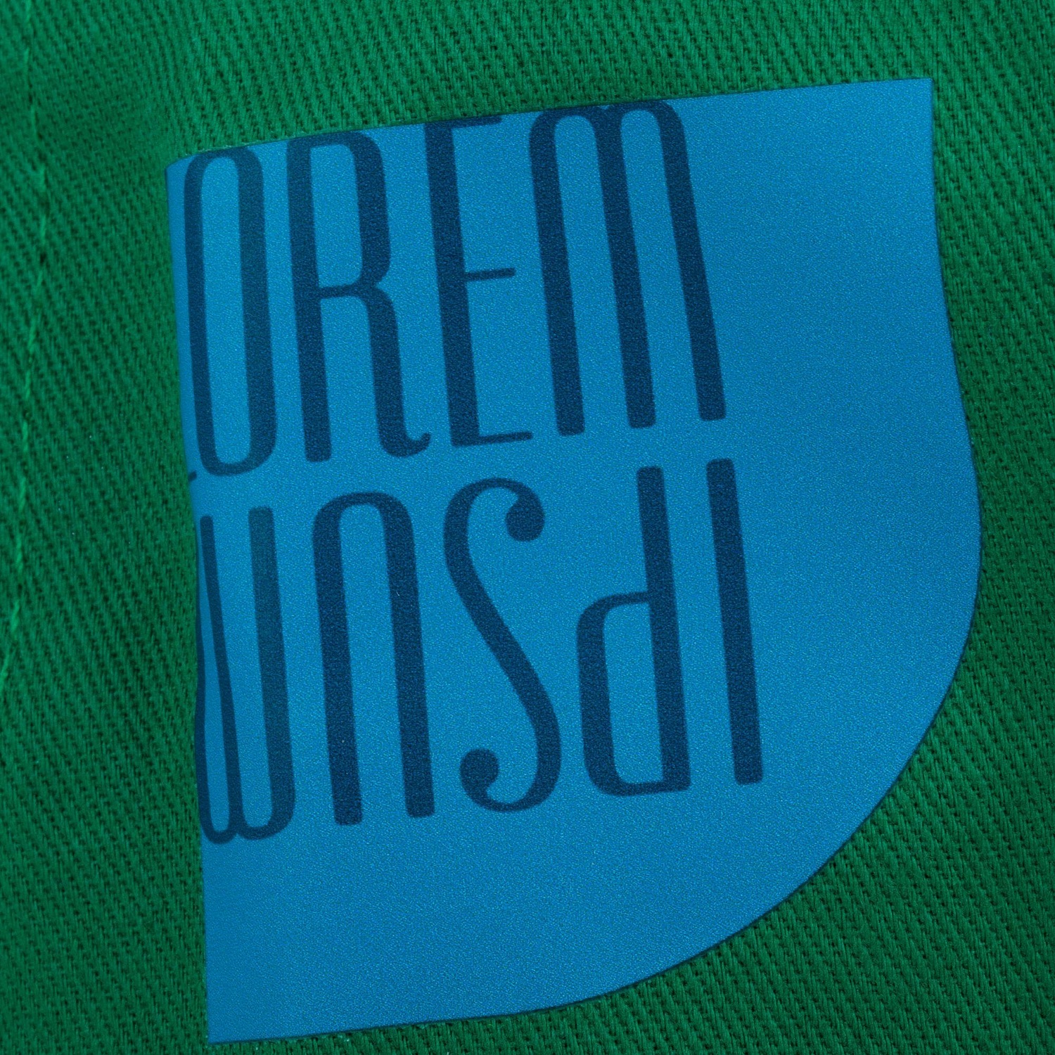 Бейсболка Apollo, ярко-зеленая с логотипом