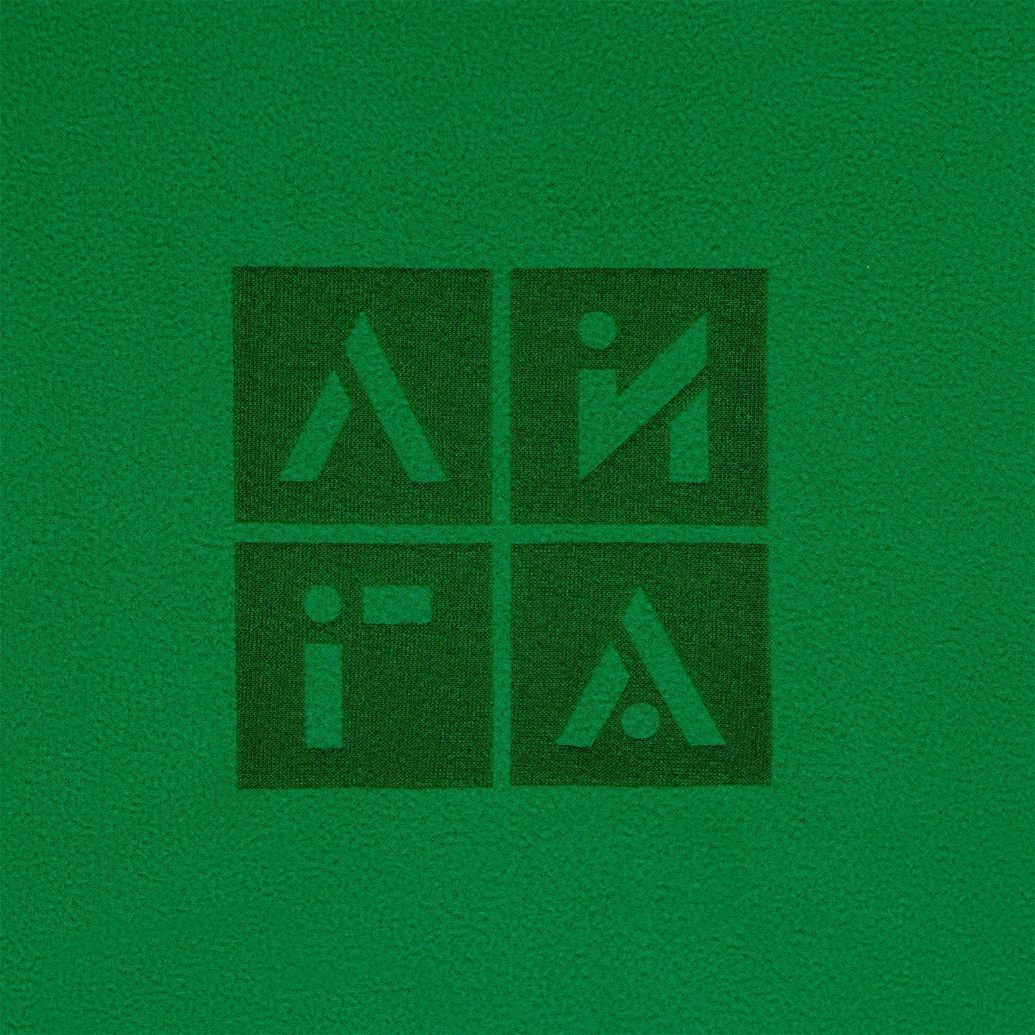 Флисовый плед Warm&Peace XL, зеленый