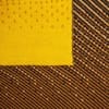 Плед Dreamshades, желтый с коричневым с логотипом